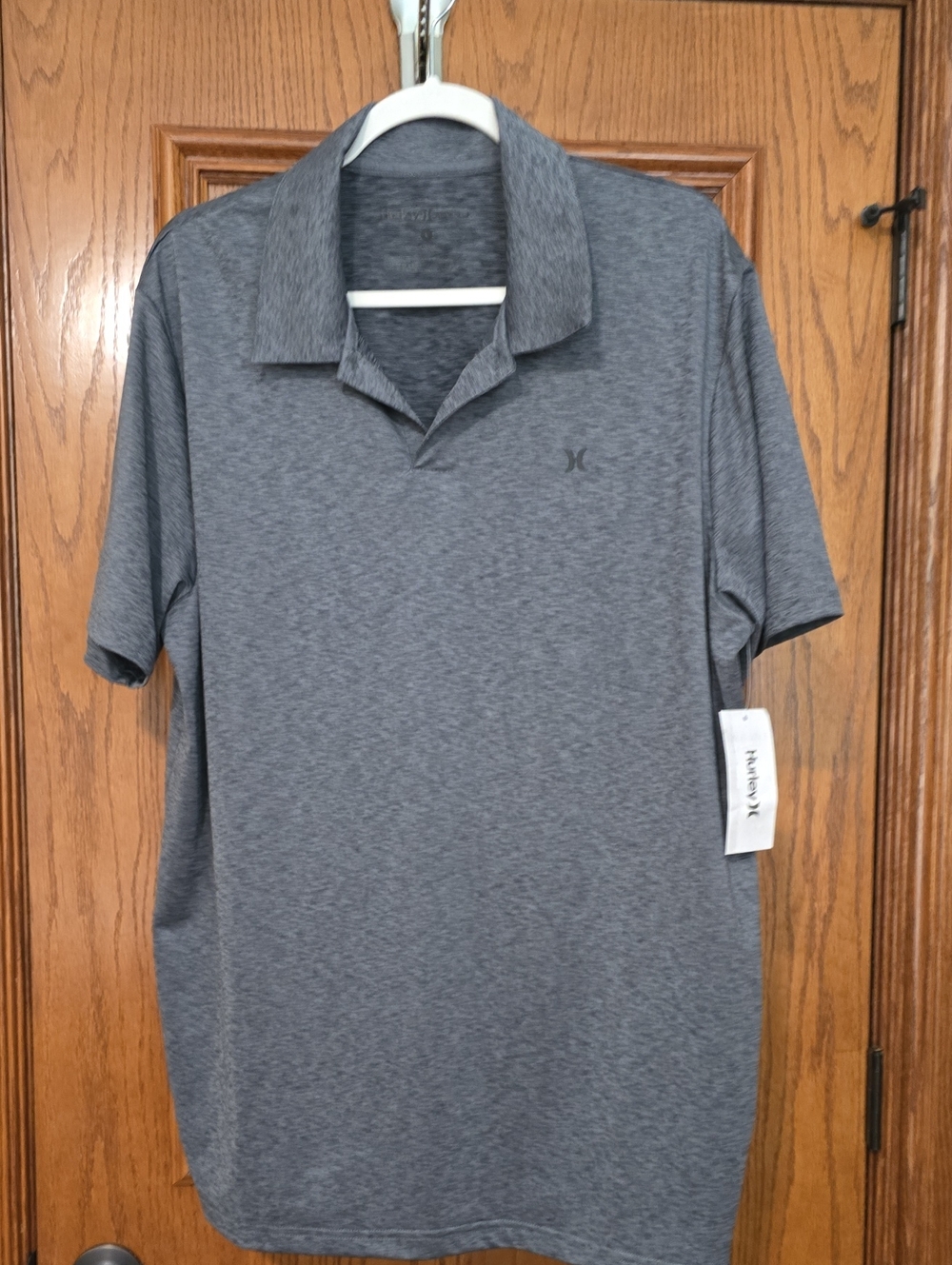 Hurley Men's Gray Heather Performance Polo